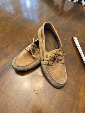 Sperry Top-Sider Authentic Original 2-Eye Boat Shoe Men's 10.5 M Sahara Leather
